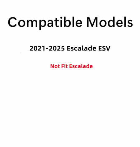 With Sensor Style Tempered Driver Left Side Quarter Window Quarter Glass Compatible with Cadillac Escalade ESV 2021-2025 Models ( Not For Escalade )