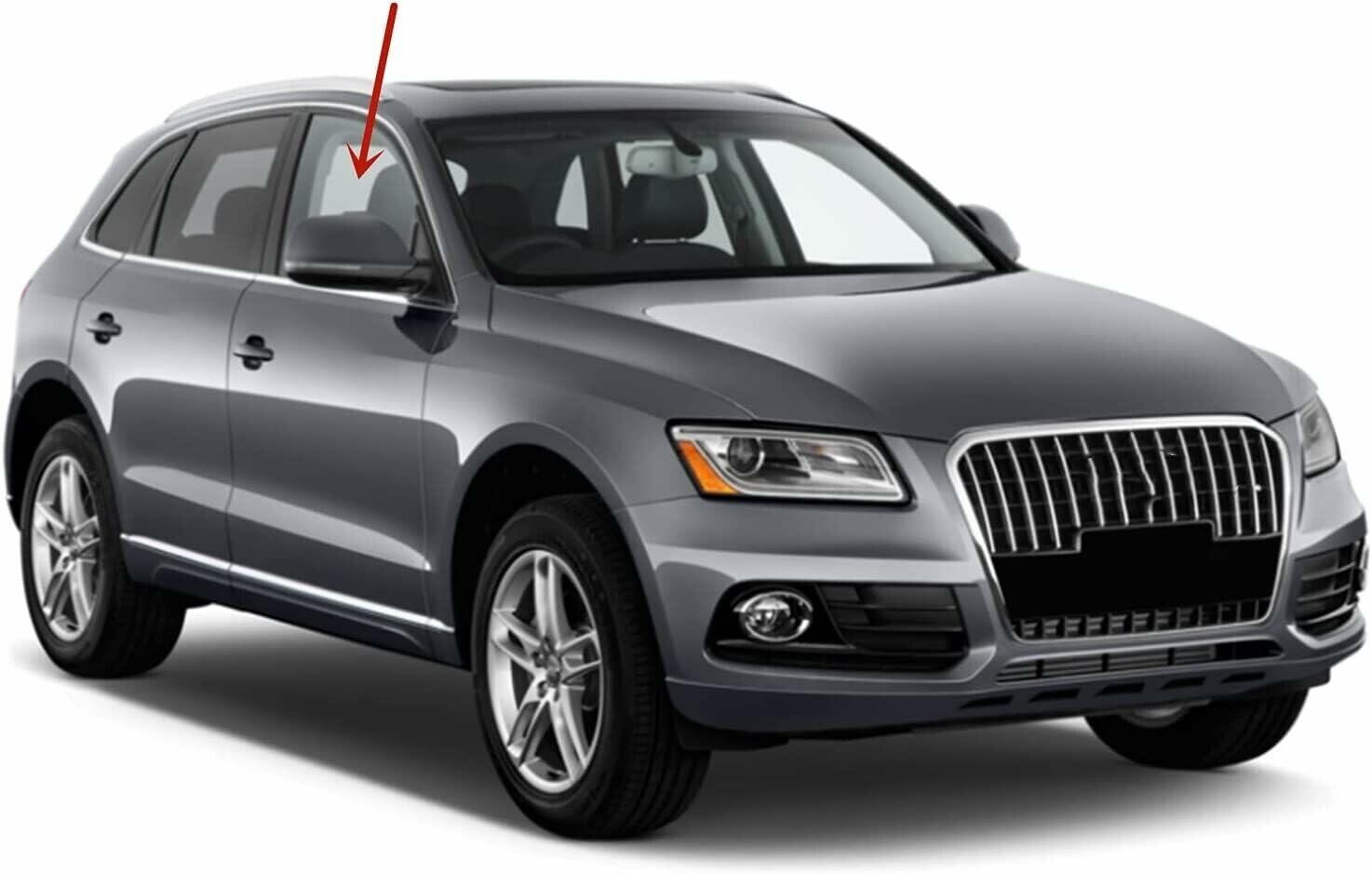 Tempered Passenger Right Side Front Door Window Door Glass Compatible with Audi Q5 / SQ5 2009-2017 Models