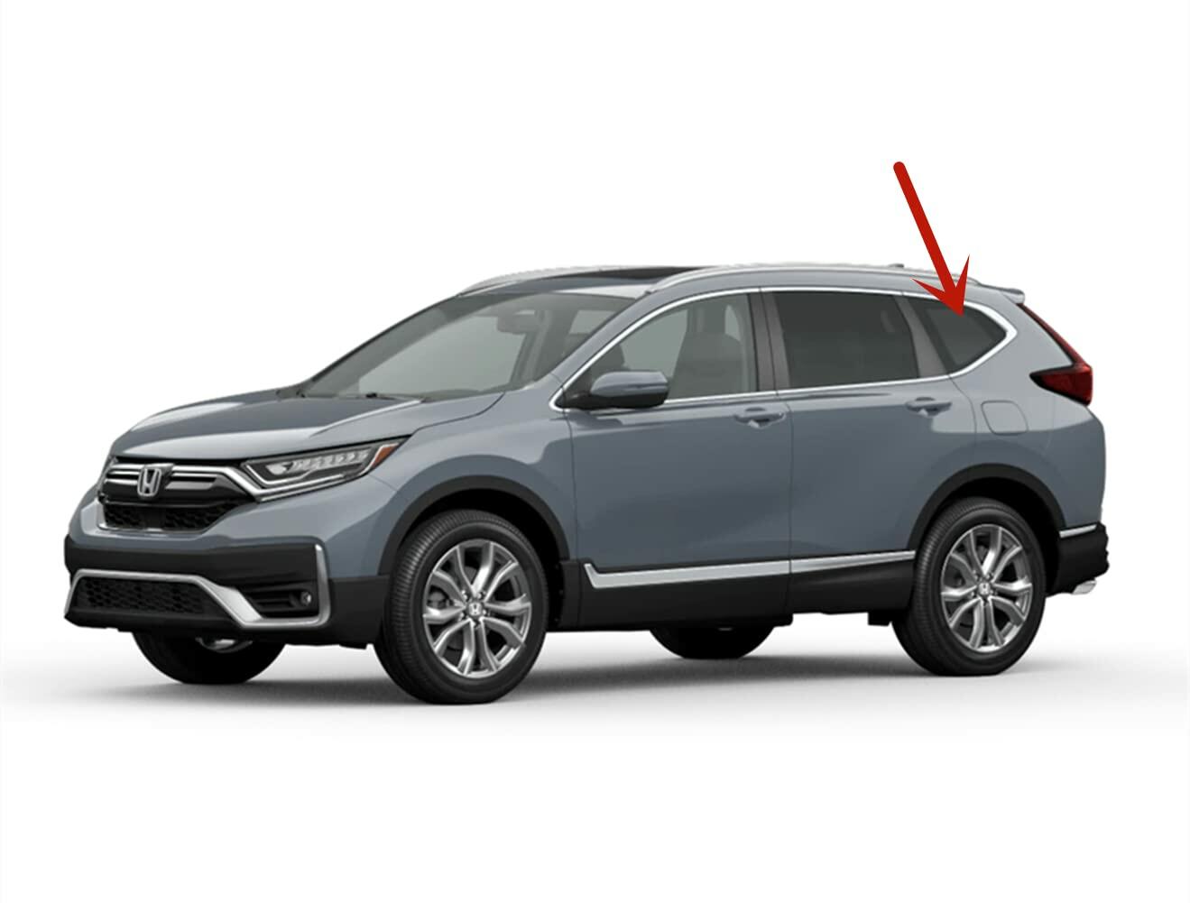 Driver Left Side Quarter Window Quarter Glass Compatible with Honda CR-V 2017-2022 Models