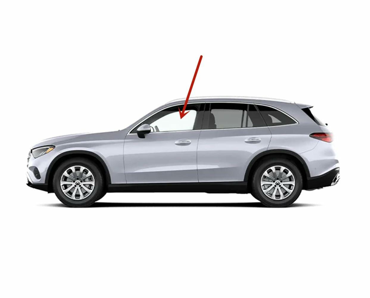 Laminated Driver Left Side Front Door Window Door Glass Compatible with Mercedes Benz GLC-Class GLC300 GLC43AMG 2023-2024 Models
