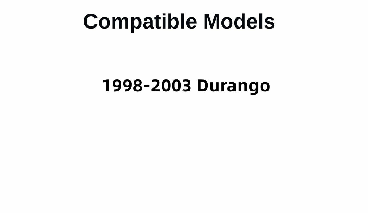Driver Left Side Rear Door Window Door Glass Compatible with Dodge Durango 1998-2003 Models