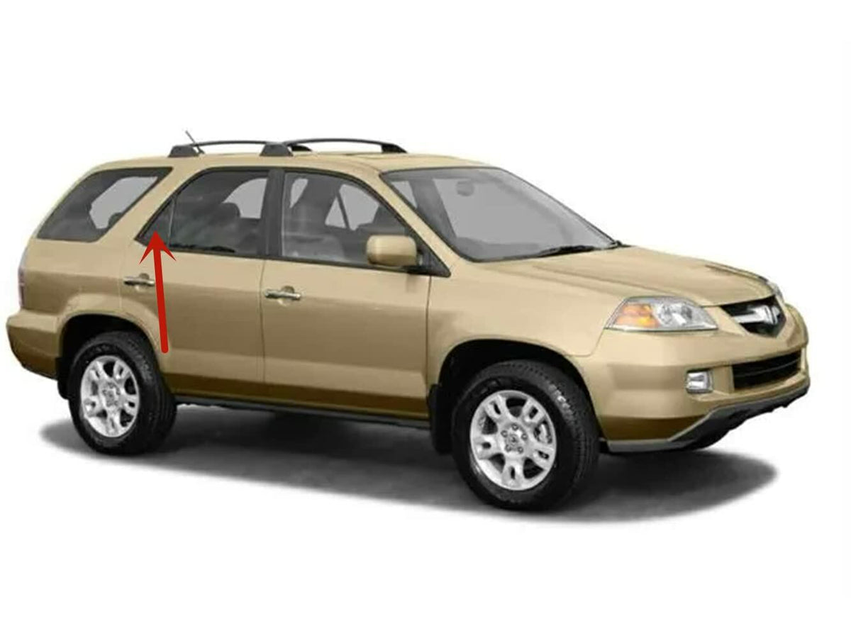 Passenger Right Side Rear Vent Window Vent Glass Privacy Compatible with Acura MDX 2001-2006 Models