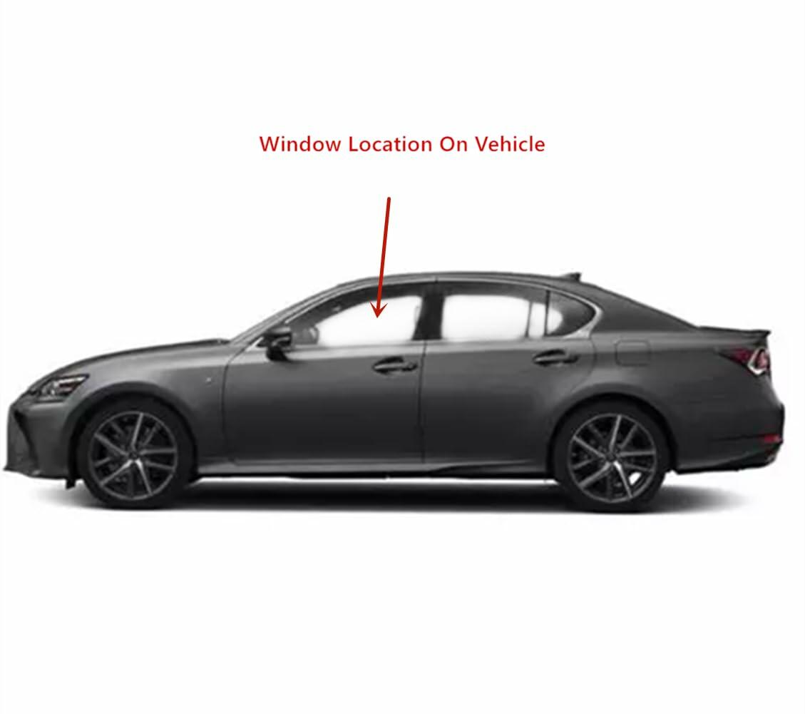 Laminated Driver Left Side Front Door Window Door Glass Compatible with Lexus GS200t / GS300 / GS350 / GS450h / GS F Sport 2013-2020 Models