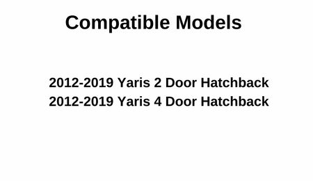Passenger Right Side Front Vent Window Vent Glass Compatible with Toyota Yaris 2/4 Door Hatchback 2012-2019 Models
