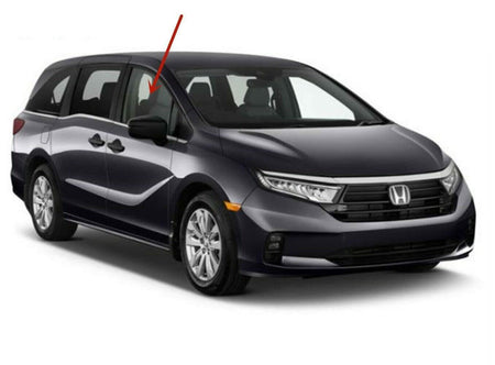 Lamianted Passenger Right Side Front Door Window Door Glass Compatible with Honda Odyssey 2018-2025 Models