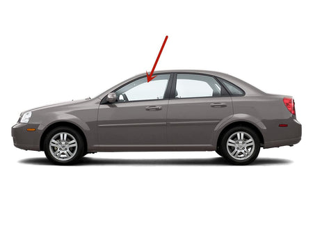 Tempered Driver Left Side Front Door Window Door Glass Compatible with Suzuki Forenza 4 Door Sedan 2004-2010 Models