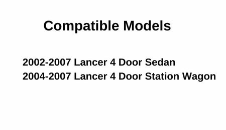 Driver Left Side Front Door Window Door Glass Compatible with Mitsubishi Lancer 2002-2007 Models