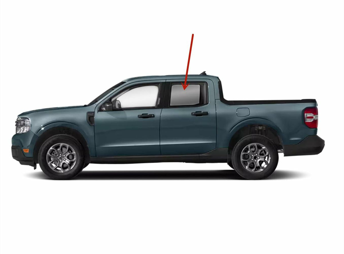 Tempered Privacy Driver Left Side Rear Door Window Door Glass Compatible with Ford Maverick 2022-2026 Models