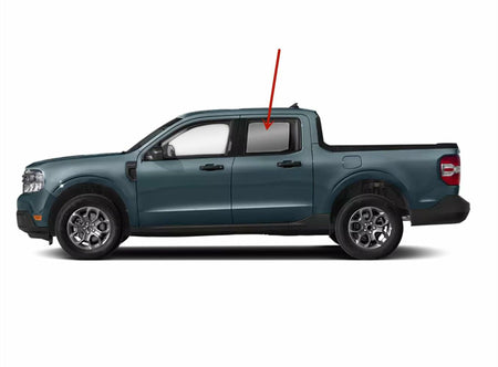 Tempered Privacy Driver Left Side Rear Door Window Door Glass Compatible with Ford Maverick 2022-2026 Models