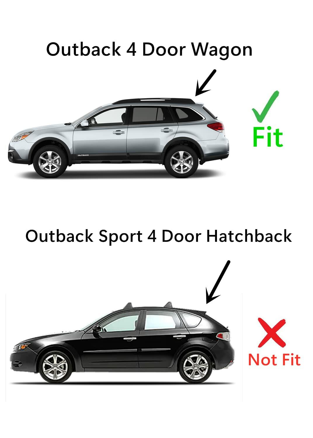 Factory Privacy Tinted Tempered Driver Left Side Rear Door Window Door Glass Compatible with Subaru Outback 4 Door Wagon 2010-2014 Models