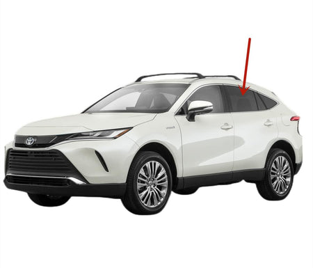 Privacy Driver Left Side Rear Door Window Door Glass Compatible with Toyota Venza 2021-2024 Models