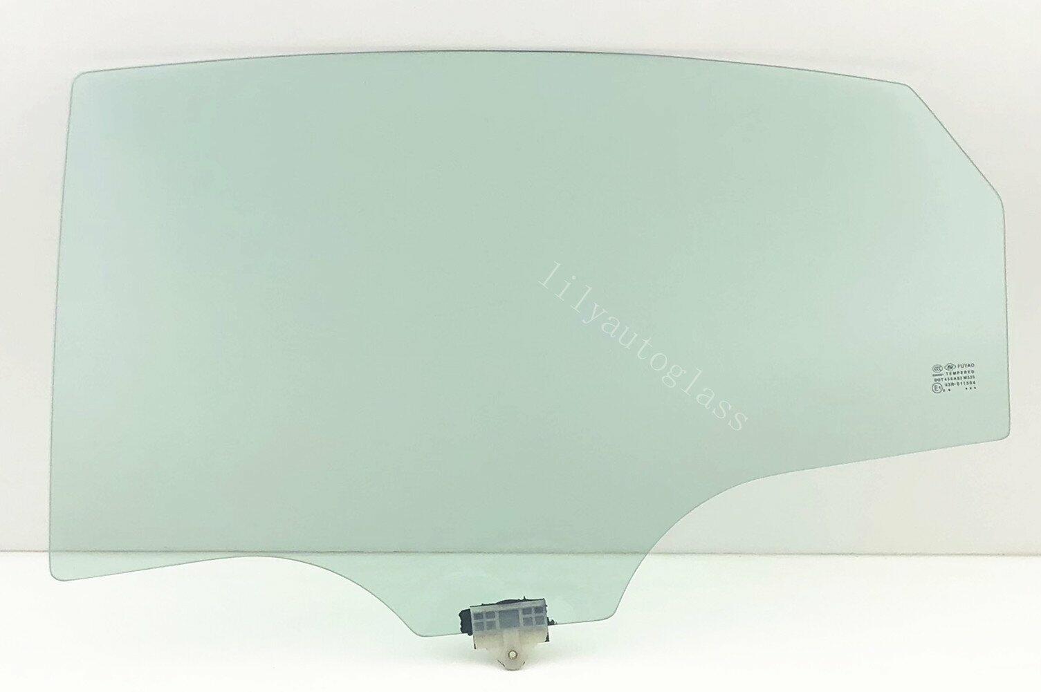 Driver Left Side Rear Door Window Door Glass Compatible with Hyundai Sonata Plug-in / Sonata Hybrid 2016-2019 Models