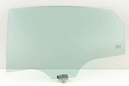 Driver Left Side Rear Door Window Door Glass Compatible with Hyundai Sonata Plug-in / Sonata Hybrid 2016-2019 Models