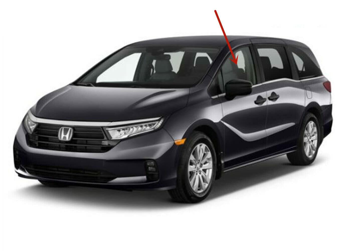 Lamianted Driver Left Side Front Door Window Door Glass Compatible with Honda Odyssey 2018-2025 Models
