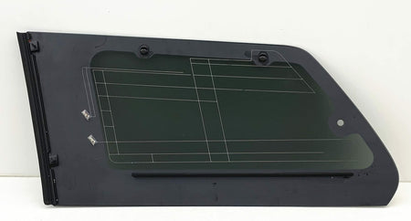 Movable W/ Sunshade Hooks Style Passenger Right Side Quarter Window Quarter Glass Compatible with Toyota Sienna 2011-2020 Models