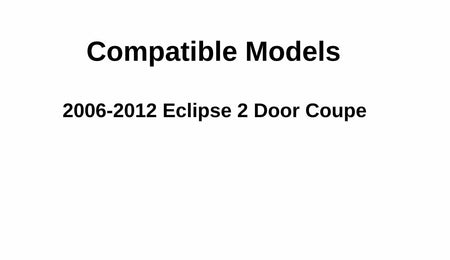 Driver Left Side Door Window Door Glass Compatible with Mitsubishi Eclipse 2 Door Coupe 2006-2012 Models