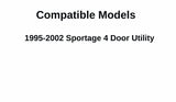 Passenger Right Side Quarter Glass Quarter Window Compatible with Kia Sportage 1995-2002 4 Door Models