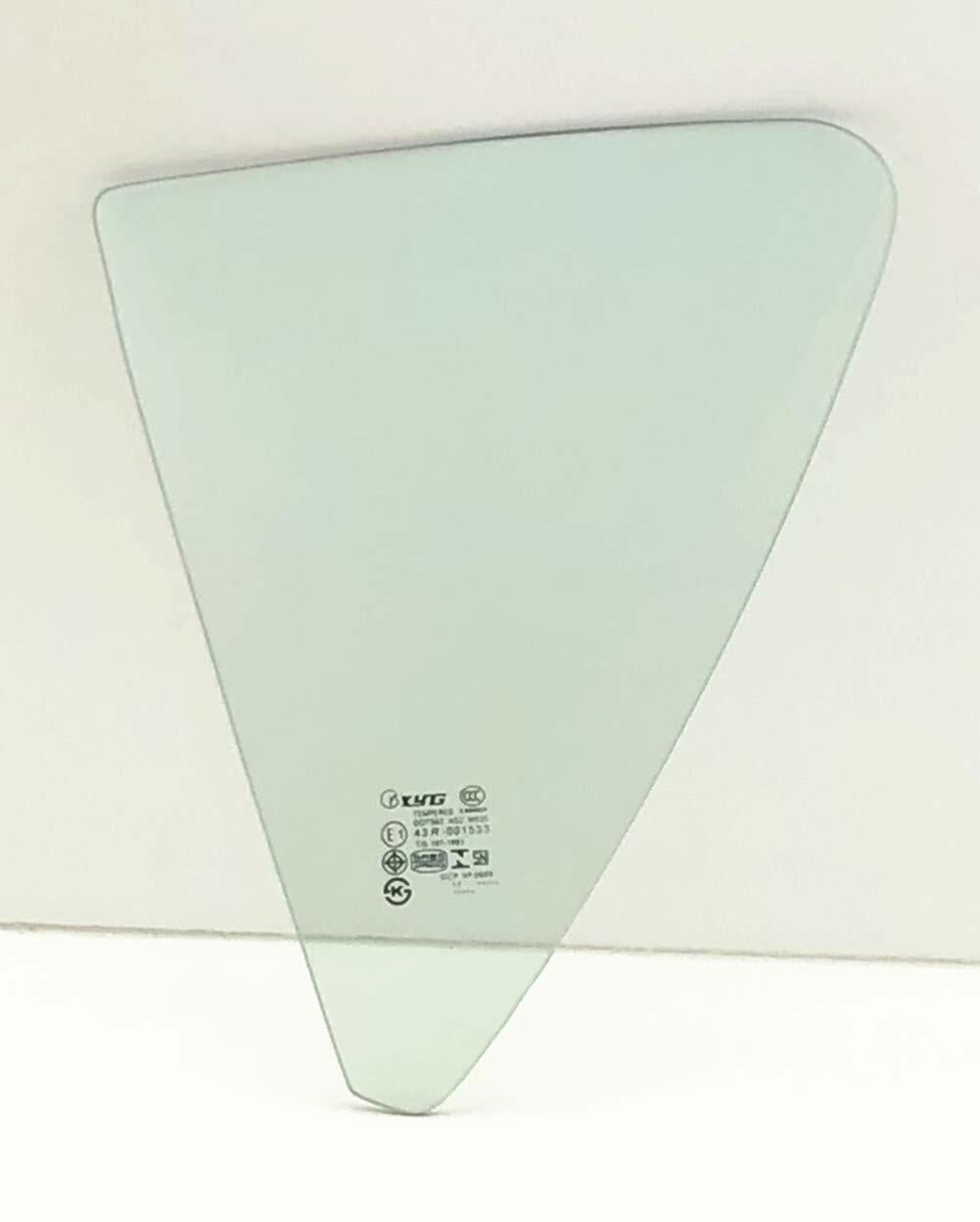Driver Left Side Rear Vent Window Vent Glass Compatible with Toyota Prius C 2012-2019 Models
