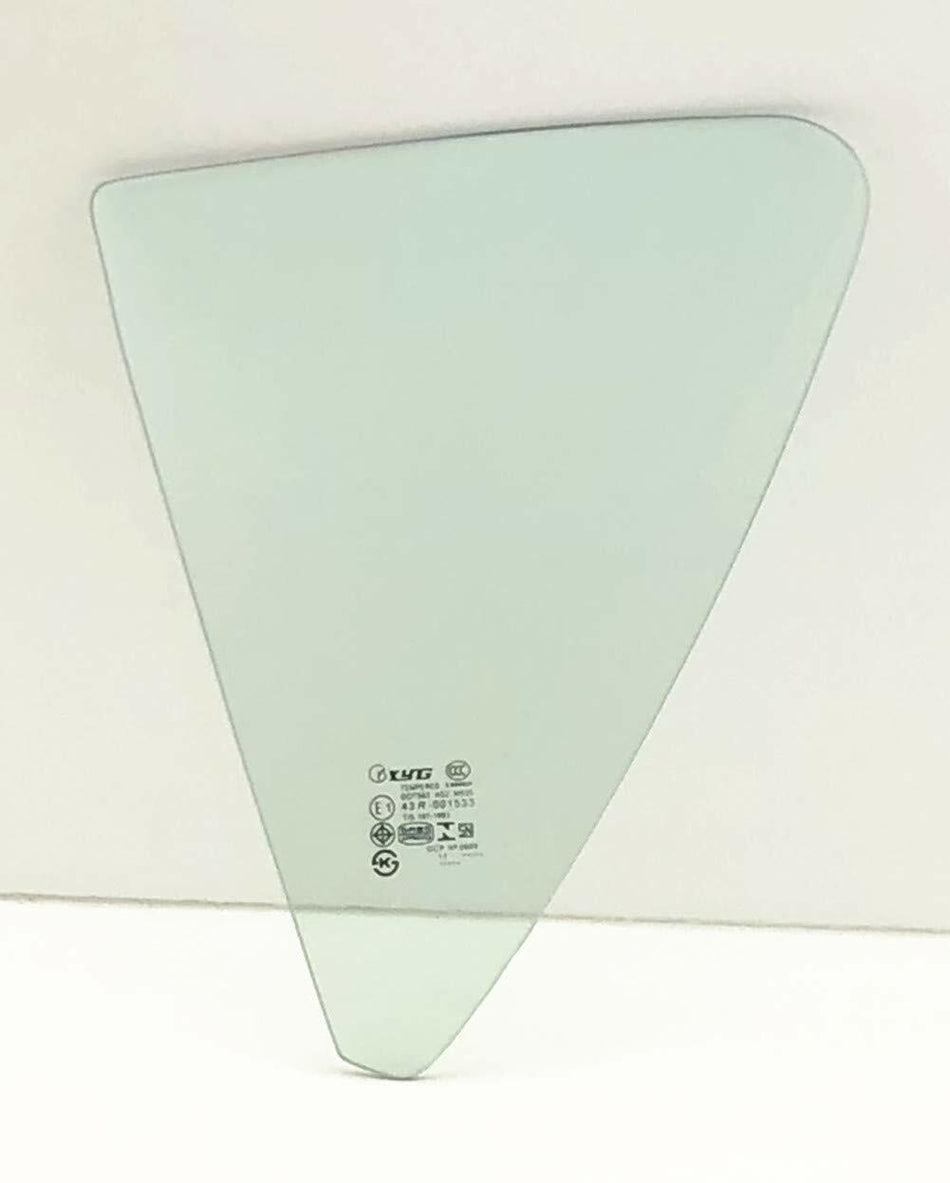 Driver Left Side Rear Vent Window Vent Glass Compatible with Toyota Prius C 2012-2019 Models