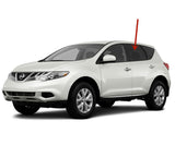 Driver Left Side Rear Door Window Door Glass Compatible with Nissan Murano 2009-2014 Models