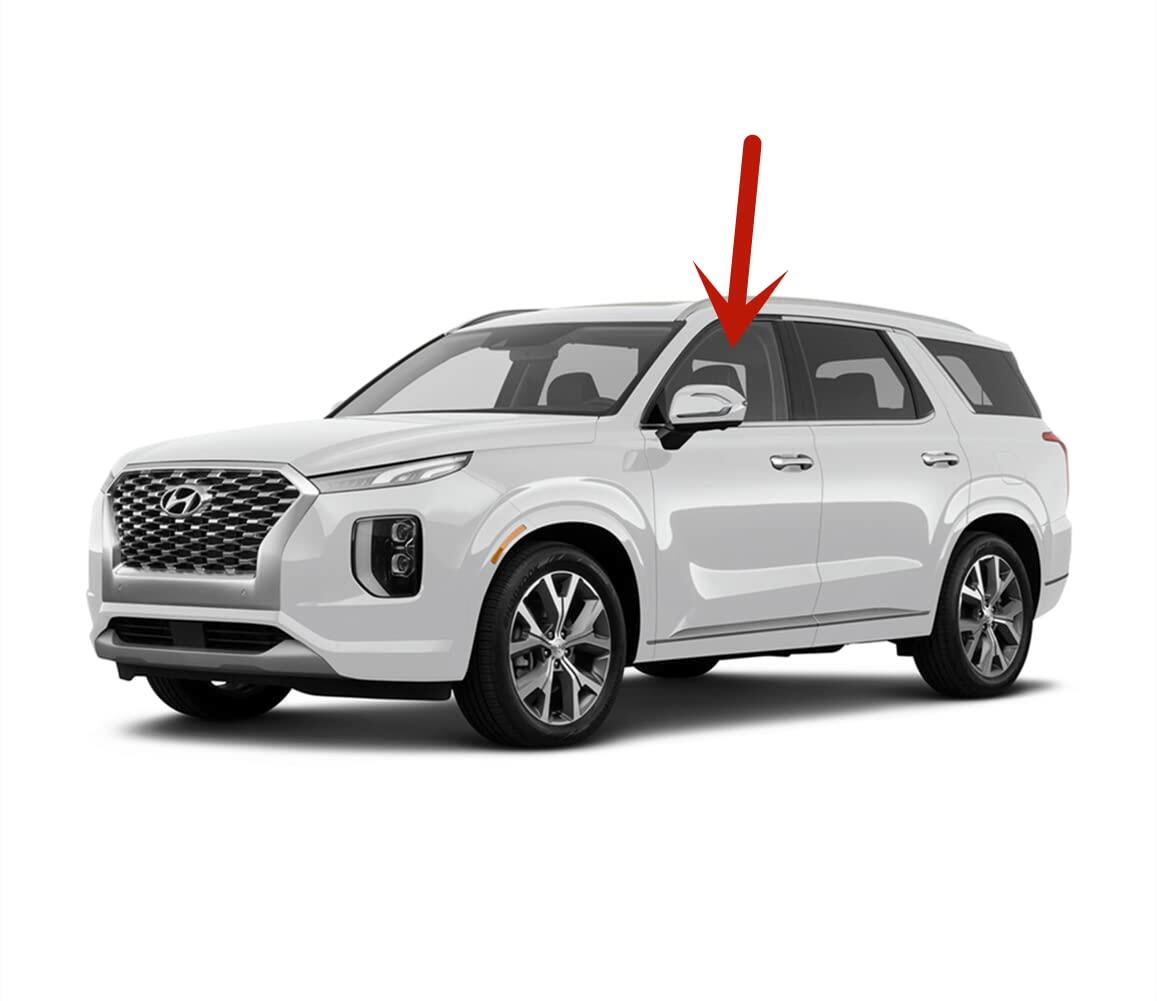 Laminated Driver Left Side Front Door Window Door Glass Compatible with Hyundai Palisade 2020-2025 Models