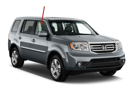 Passenger Right Side Front Door Window Door Glass Compatible with Honda Pilot 2009-2015 Models