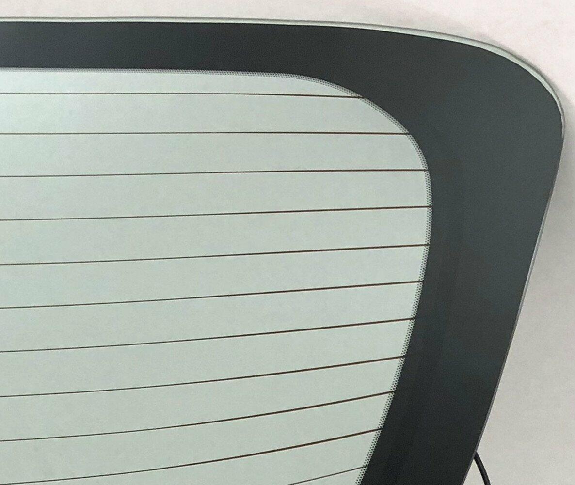 NAGD Heated Rear Tempered Glass Window Compatible With Mazda 3 4 Door Hatchback 2010-2013 Models