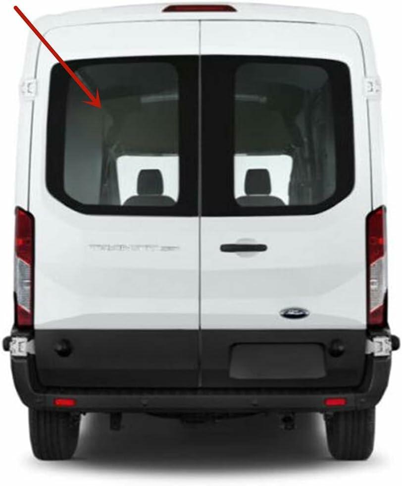 Heated Rear Back Window Back Glass Driver Left Side Compatible with Ford Transit 100.8" Mid-Roof & 110.2'' High-Roof Van 2015-2026 Models (Not for Low-Roof , Or Transit Connect)