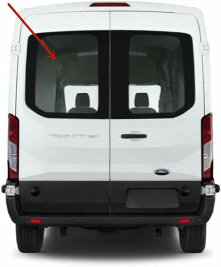 Heated Rear Back Window Back Glass Driver Left Side Compatible with Ford Transit 100.8" Mid-Roof & 110.2'' High-Roof Van 2015-2026 Models (Not for Low-Roof , Or Transit Connect)