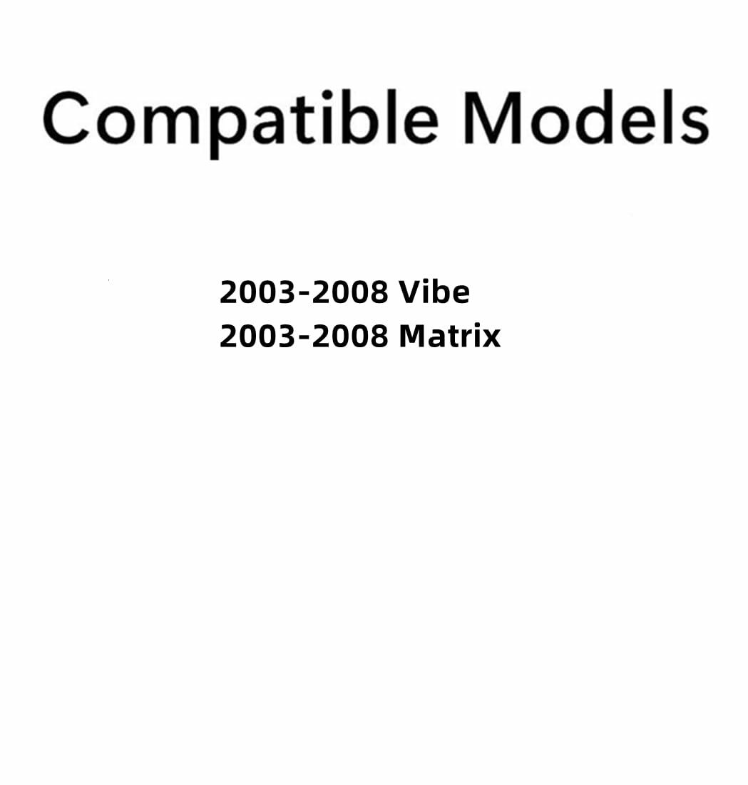 Passenger Right Side Front Door Window Door Glass Compatible with Toyota Matrix/Pontiac Vibe 2003-2008 Models