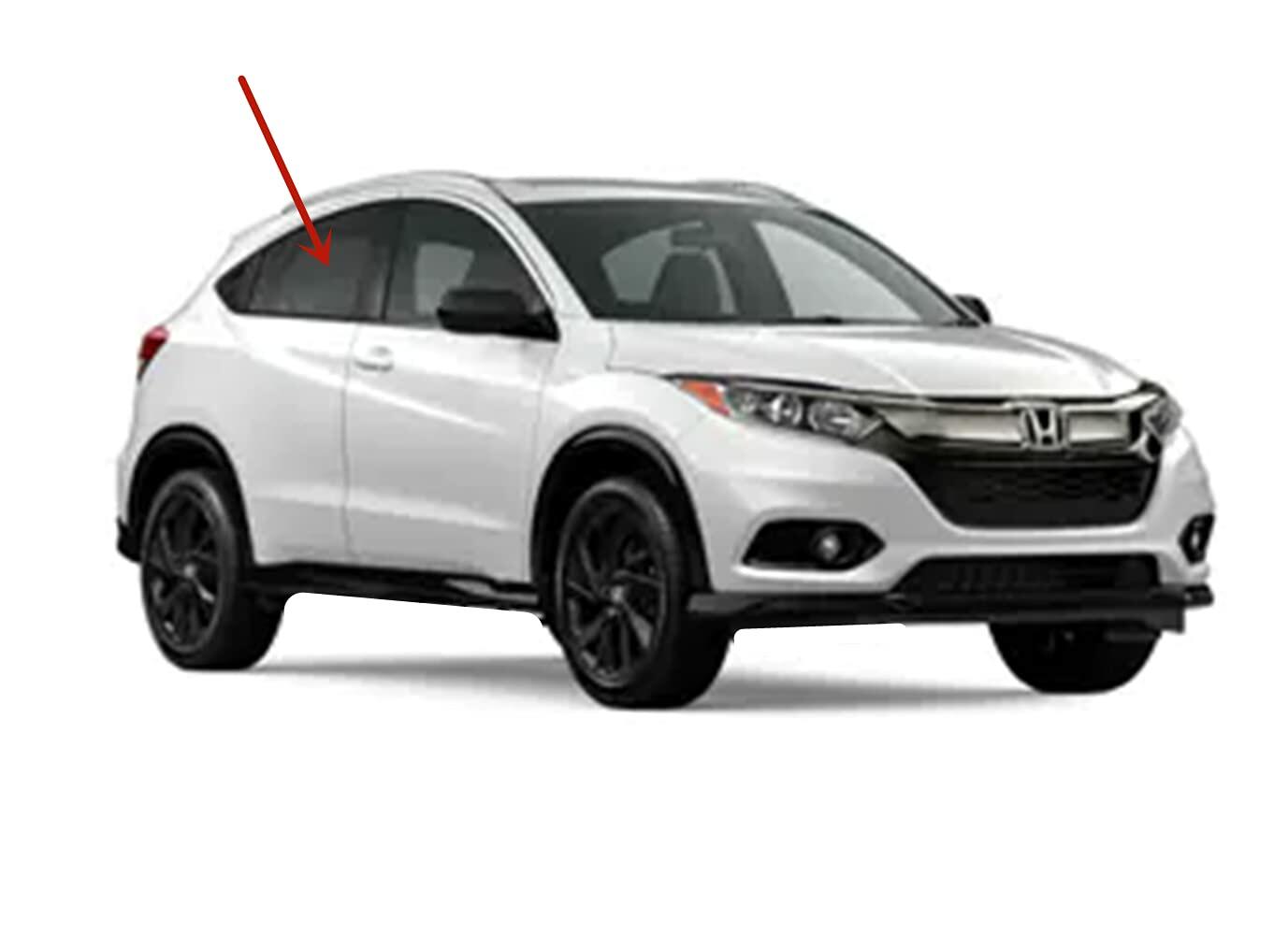Privacy Passenger Right Side Rear Door Window Door Glass Compatible with Honda HR-V 4 Door Hatchback 2016-2022 Models