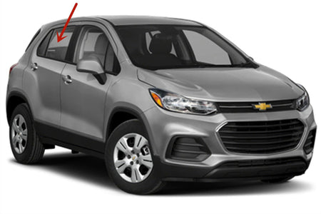 Factory Dark-Greenish Privacy Tinted Passenger Right Side Rear Door Window Door Glass Compatible with Chevrolet Trax 2013-2022 Models
