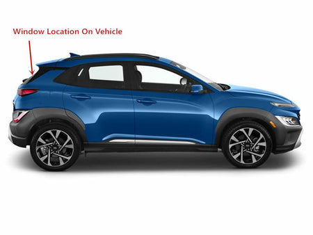 Heated Back Tailgate Window Back Glass Compatible with Hyundai Kona 2018-2023 Models