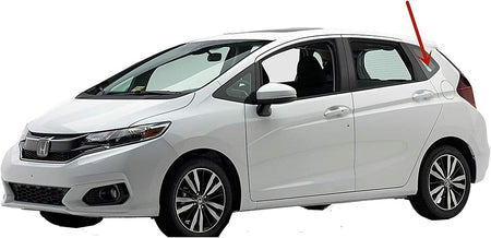 Driver Left Side Quarter Window Quarter Glass Compatible with Honda Fit 2015-2020 Models