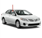 Passenger Right Side Front Door Window Door Glass Compatible with Toyota Corolla 4 Door Sedan 2009-2013 Japan Built Models