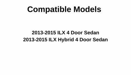 Driver Left Side Front Door Window Door Glass Compatible with Acura ILX 2013-2015 Models