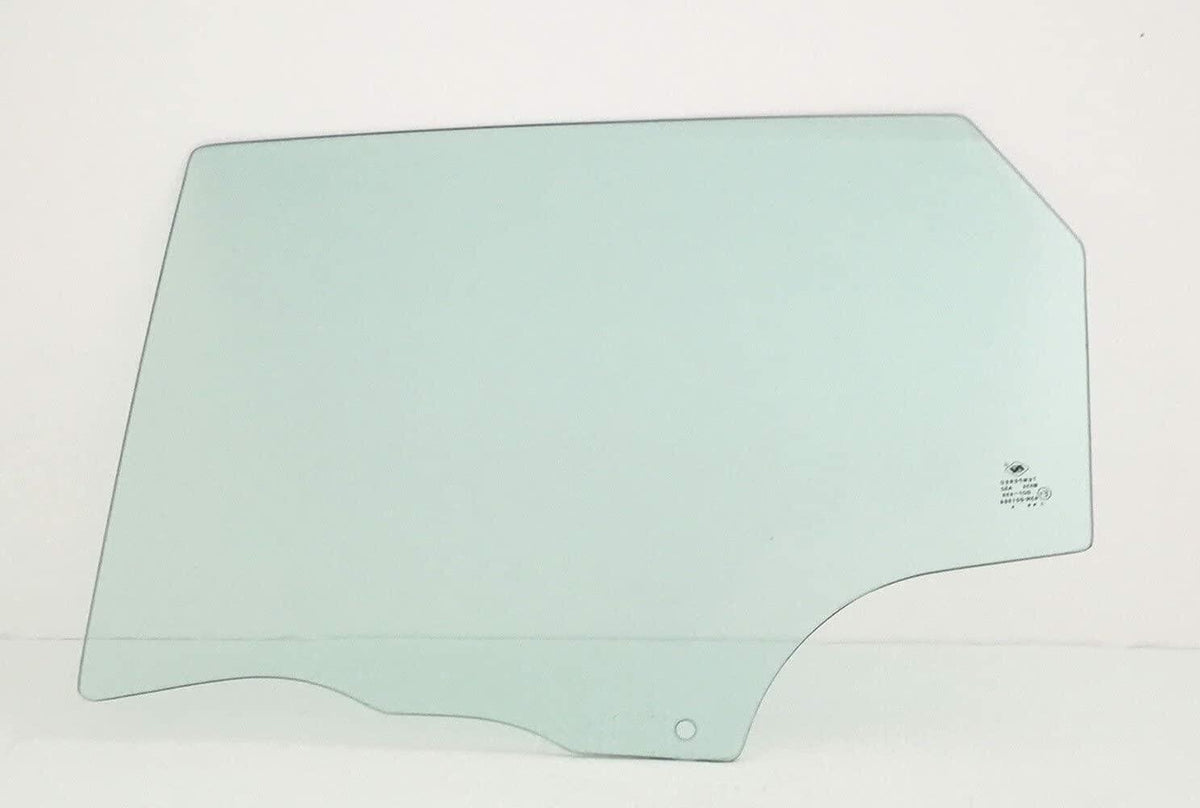 Driver Left Side Rear Door Window Door Glass Compatible with Mazda 3 2004-2009 4 Door Hatchback Models