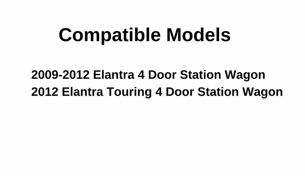 Passenger Right Side Front Door Window Door Glass Compatible with Hyundai Elantra 2009-2011 / Elantra Touring 2012 4 Door Wagon Models