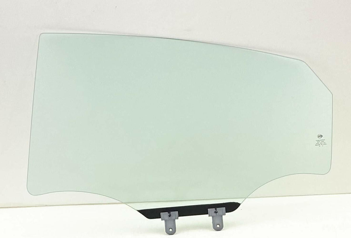 Driver Left Side Rear Door Window Door Glass Compatible with Hyundai Accent 2018-2022 Models