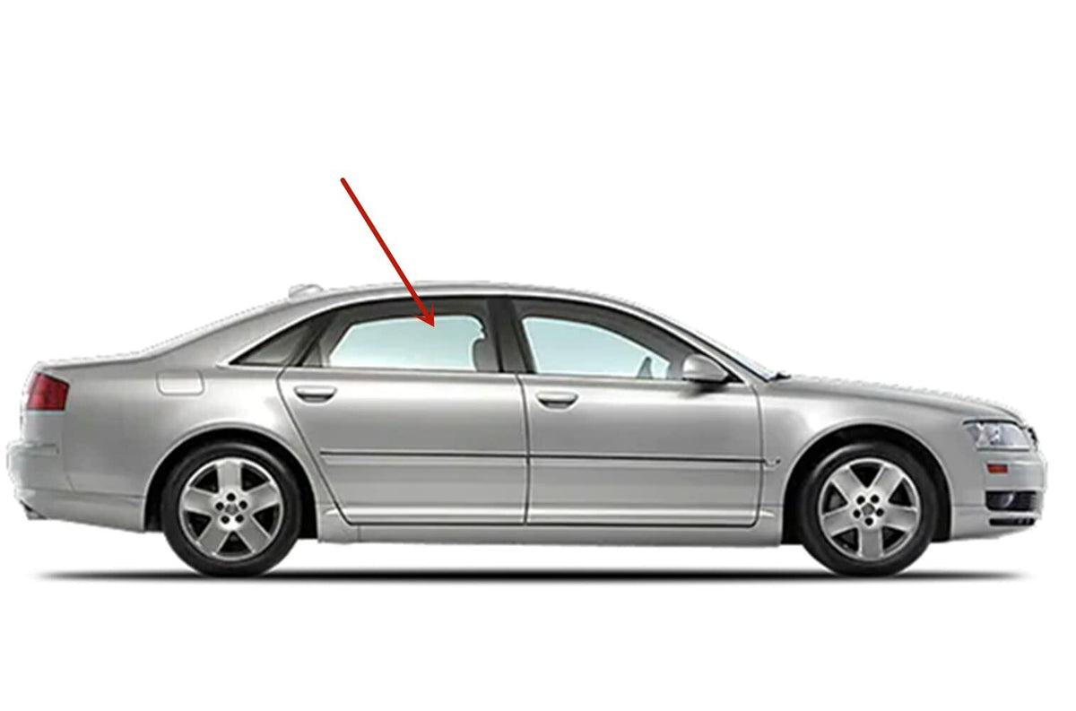 Laminated Passenger Right Side Rear Door Window Door Glass Compatible with Audi A8L 2004-2010 Models (Only For A8L Long Wheel Base)