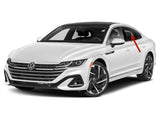 Driver Left Side Rear Door Window Door Glass Compatible with Volkswagen Arteon 2019-2024 Models