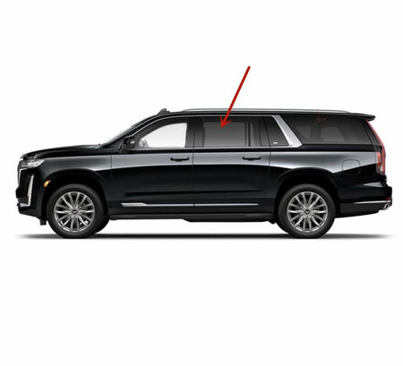 OE Tempered Driver Left Side Rear Door Window Door Glass Compatible with Escalade ESV 2021-2026 Models ( Not For Escalade )