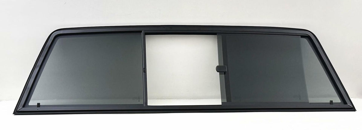 Manual Slider Back Window Back Glass Compatible with GMC Sierra / Chevrolet Silverado 1500 1500HD 1999-2013 & 2500 2500HD 3500 3500HD 1999-2014 & Classic 2007 Models