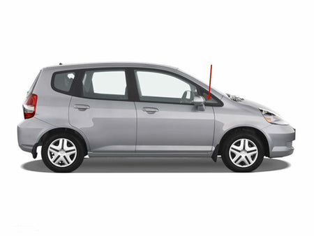 Passenger Right Side Front Vent Window Vent Glass Compatible with Honda Fit 2006-2008 Models