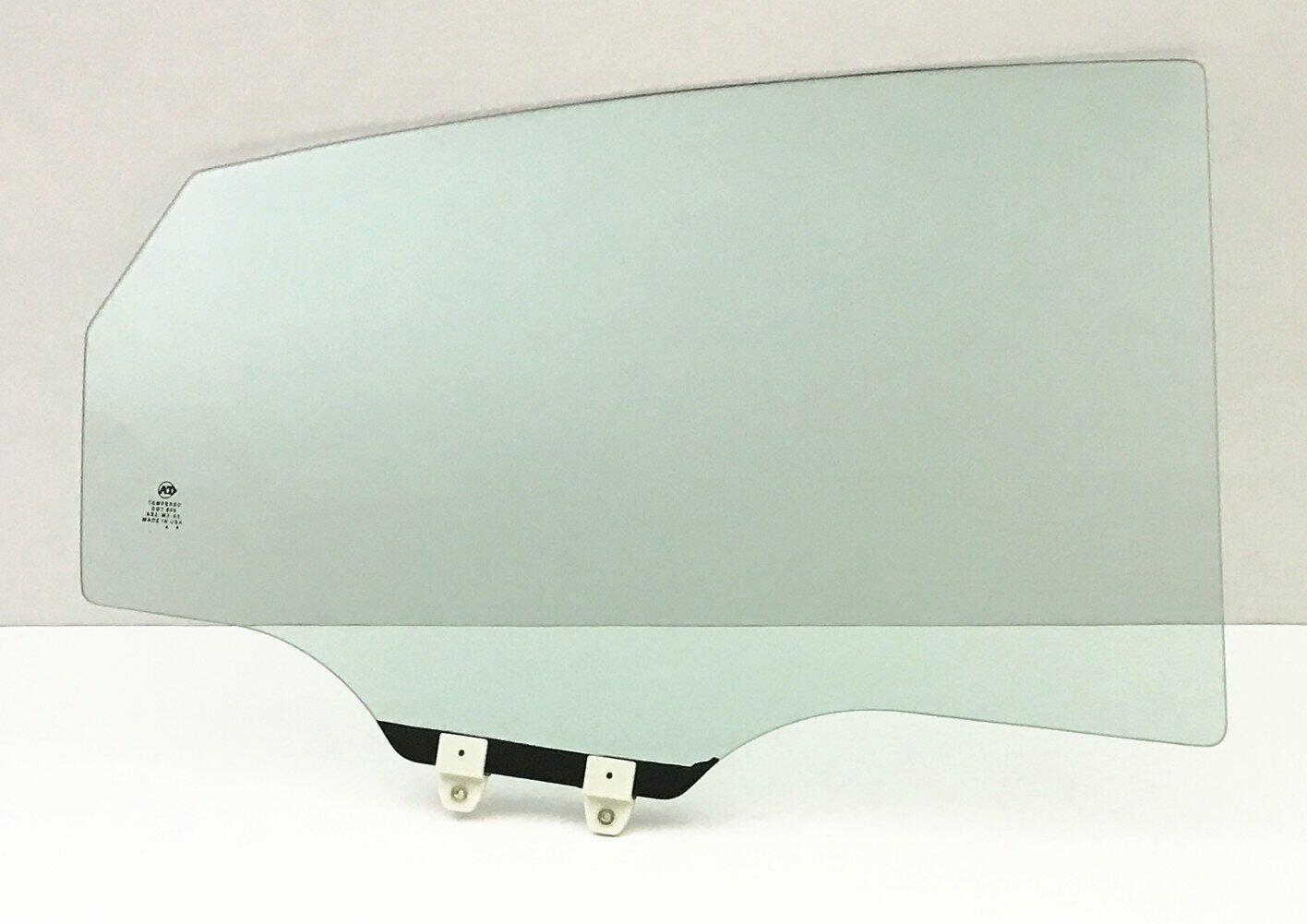 Passenger Right Side Rear Door Window Door Glass Compatible with Honda Civic 2016-2021 / Insight 2019-2022 4 Door Sedan Models