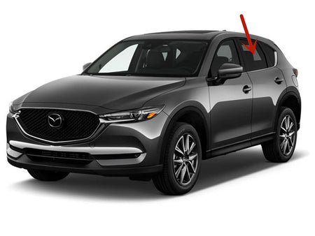 Driver Left Side Rear Door Window Door Glass Compatible with Mazda CX-5 2017-2025 Models