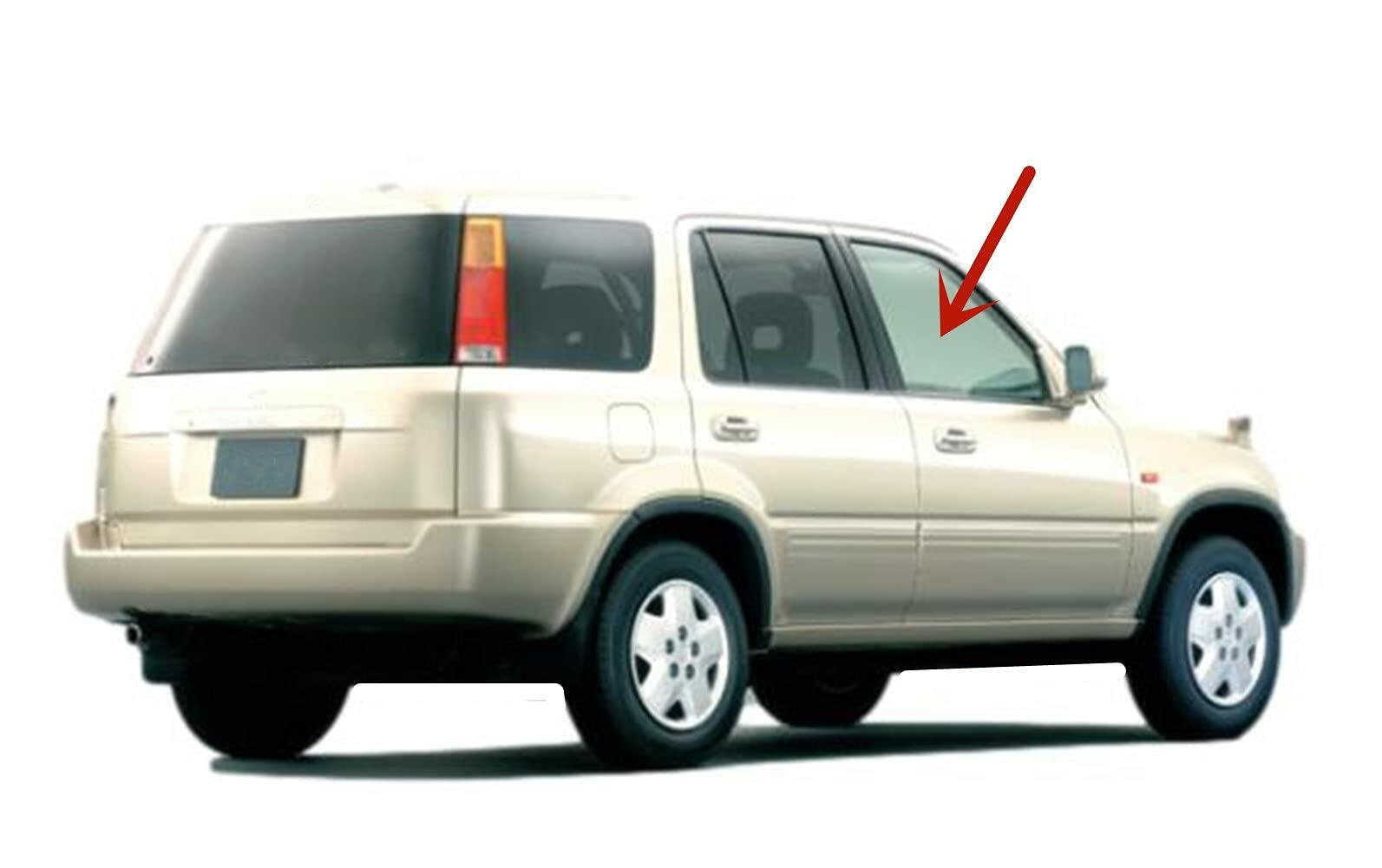 Passenger Right Side Front Door Window Door Glass Compatible with Honda CR-V 1997-2001 Models
