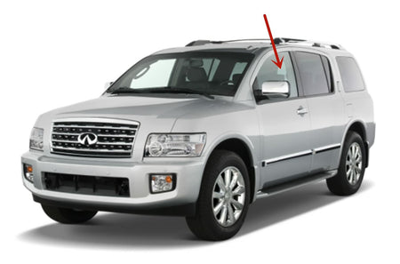 Laminated Driver Left Side Front Door Window Door Glass Compatible with Infiniti QX56 2007-2010 Models