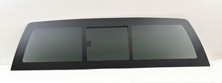 Flush Fit Manual Slider Back Window Back Glass Compatible with Chevrolet Silverado / GMC Sierra 1500 2007-2013 Models & 2500 3500 2007-2014 Models Pickup (Not For Classic Models)