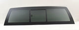 Flush Fit Manual Slider Back Window Back Glass Compatible with Chevrolet Silverado / GMC Sierra 1500 2007-2013 Models & 2500 3500 2007-2014 Models Pickup (Not For Classic Models)